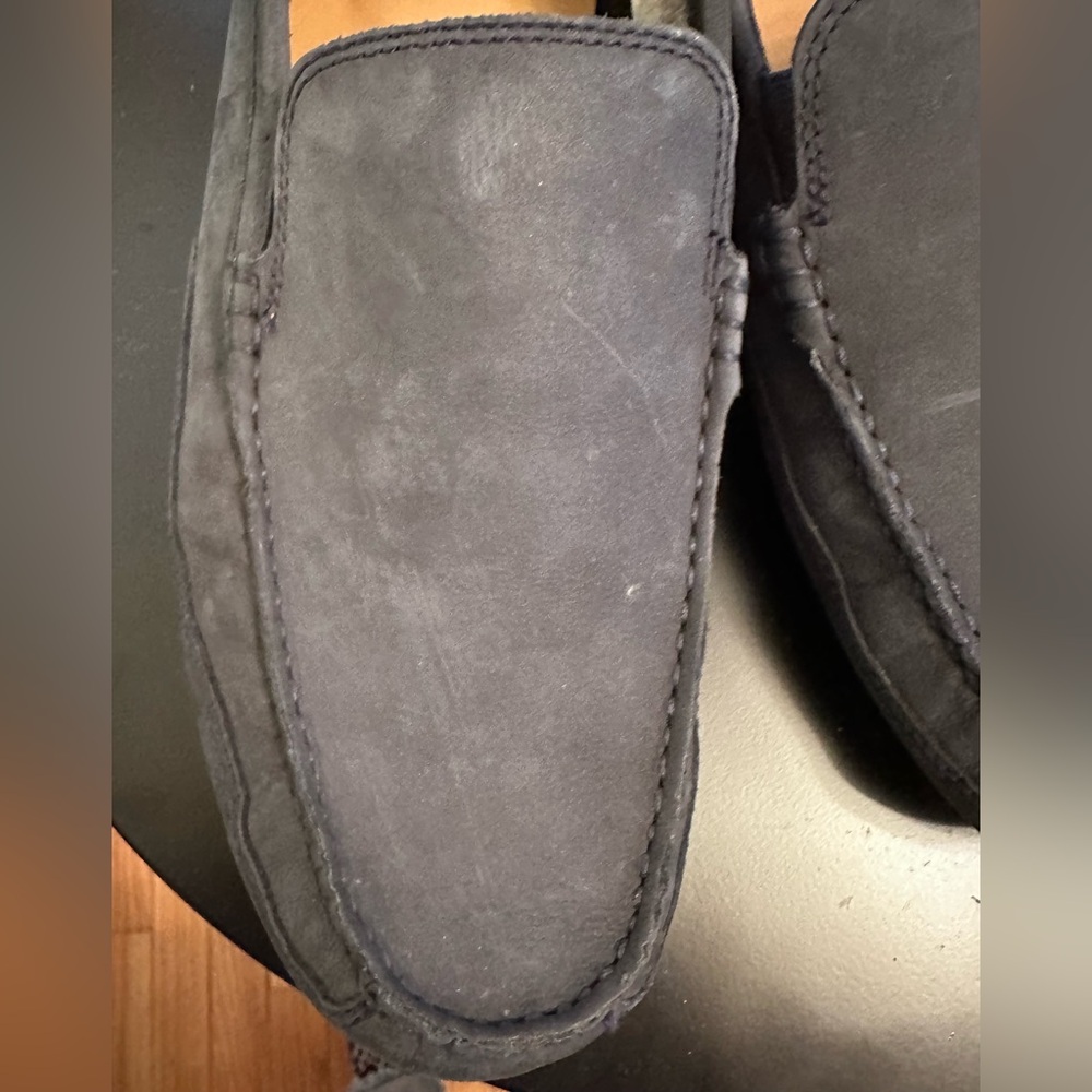 Comfort Collection By Clark's Ashmont Step Navy Blue Nubuck Driving Loafer 10.5 - Picture 9 of 11